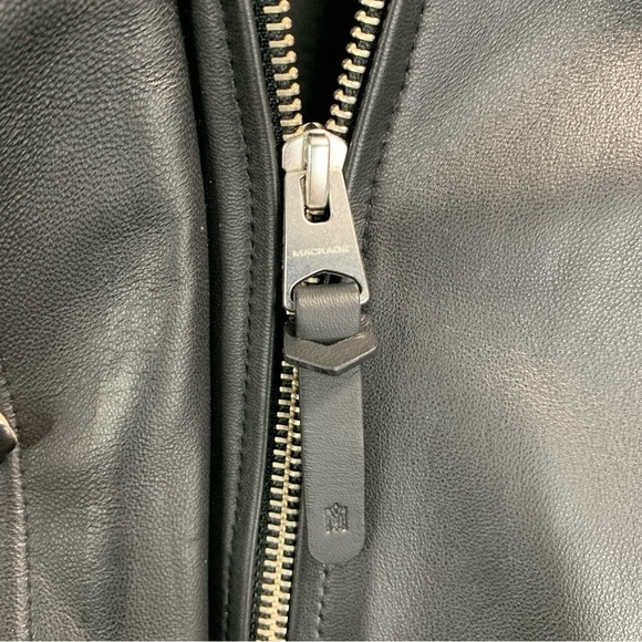 MACKAGE Lennox Lamb Leather Jacket - Picture 10 of 13